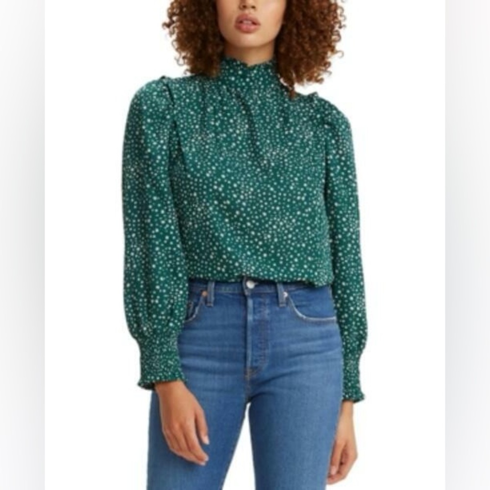Medium Green Long Sleeve Shirt B - Picture 1 of 6